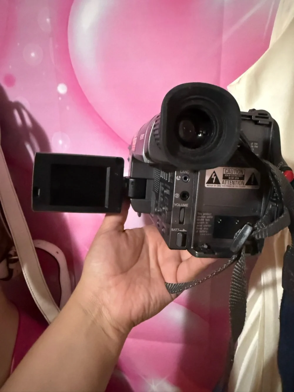 Sony Handycam Vision Camcorder - Dark Gray with Blue Strap